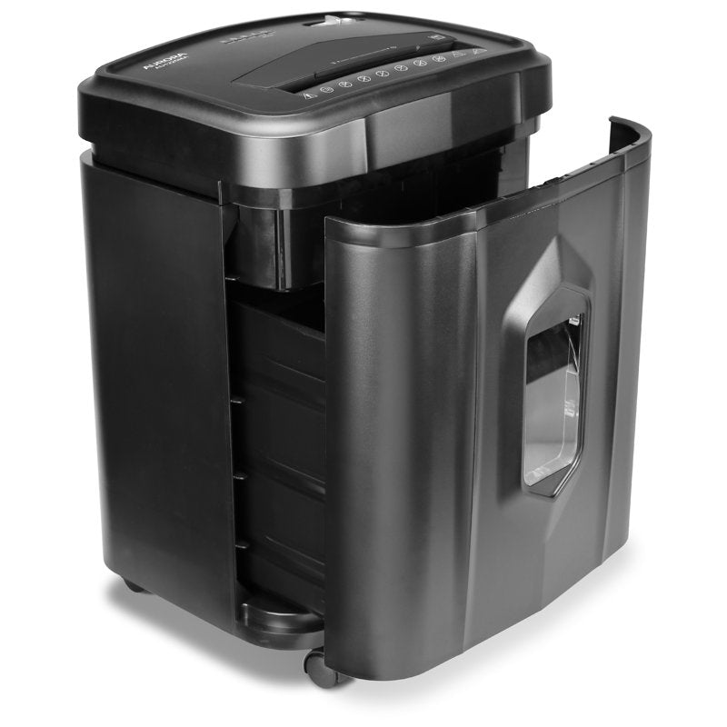 High-Security 12-Sheet Micro-Cut Paper and CD Shredder with 5-Gallon Basket