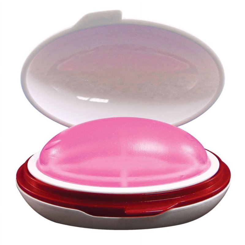 Fingertip Grip Moistener - Non-Greasy, Hygienic, Pink, Pack Options