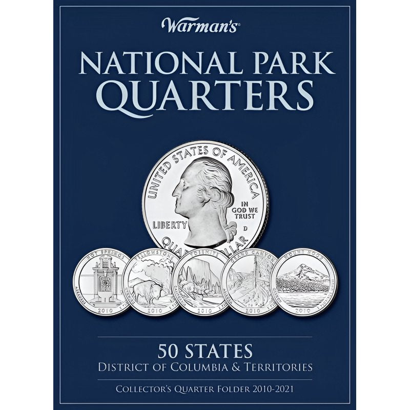National Parks Quarters Collector Folder 2010-2021 for US Coins - Durable, Scenic Design