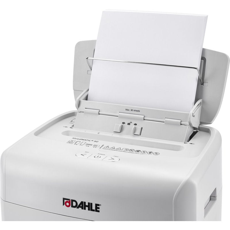 Auto-Feed Cross Cut Paper Shredder 90 Sheets Level P-4 for Confidential Documents