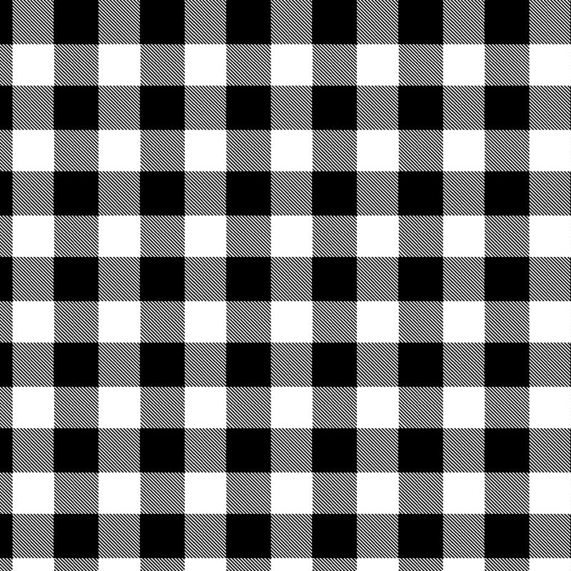 Precut Cotton Flannel Plaid Fabric Bundle - 18x21 Inches, 5 Pieces