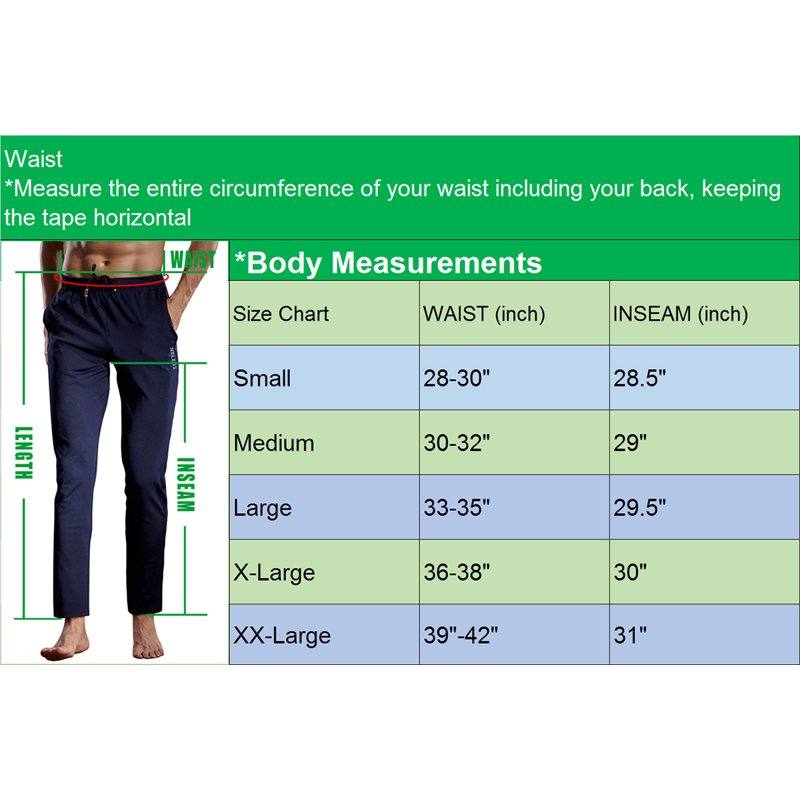 Men's Athletic Sweatpants with Pockets - Relaxed Fit, Quick-Drying, 4-Way Stretch