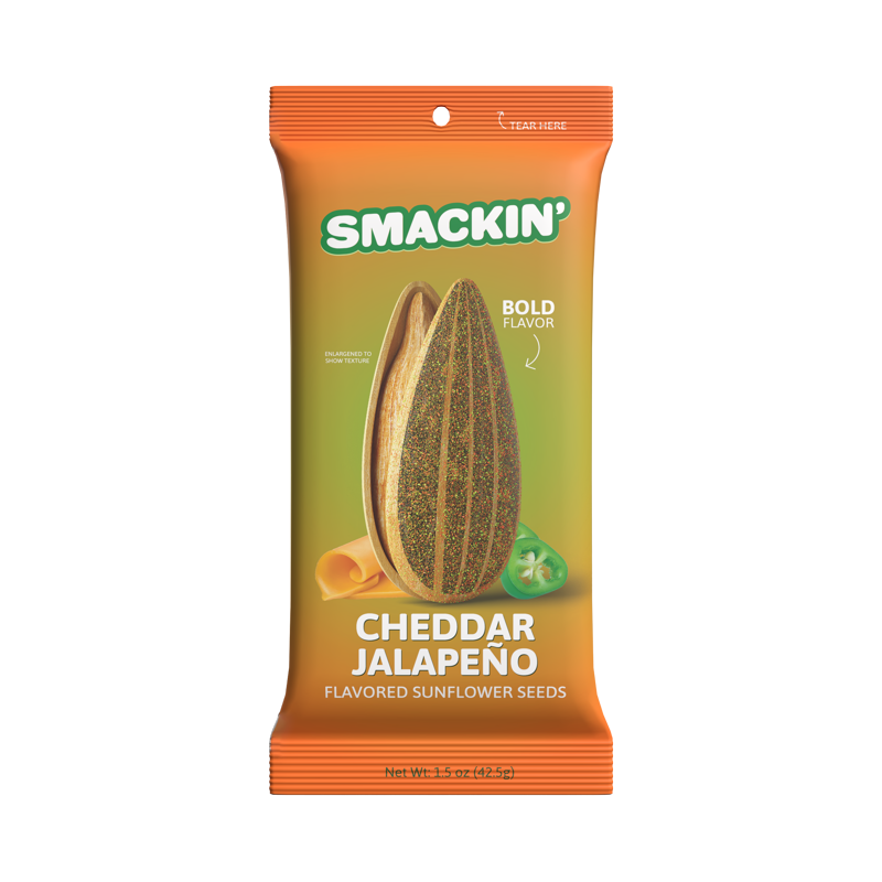 Smackin' Sunflower Seeds Jumbo Flavored Snack Variety Pack 1.5oz Bags