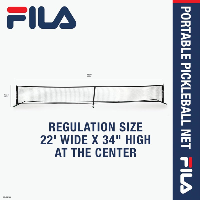 Regulation 22 ft x 3 ft Pickleball Net Set with Carry Bag