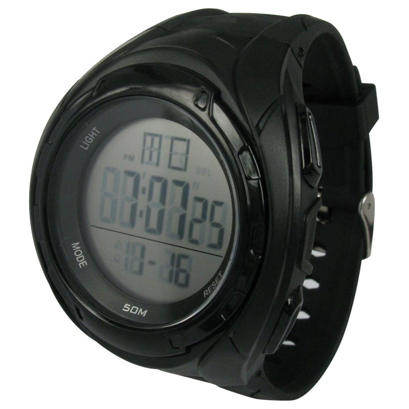 Digital Sport Wristwatch for Men with Water Resistance and Backlight