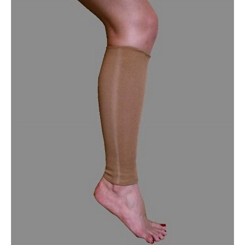 Calf and Shin Compression Sleeve - Graduated Support for Athletes - Black