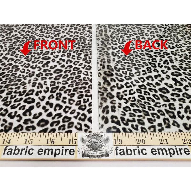 Clear Leopard Print Vinyl Roll 54x108 inches Waterproof Craft Material