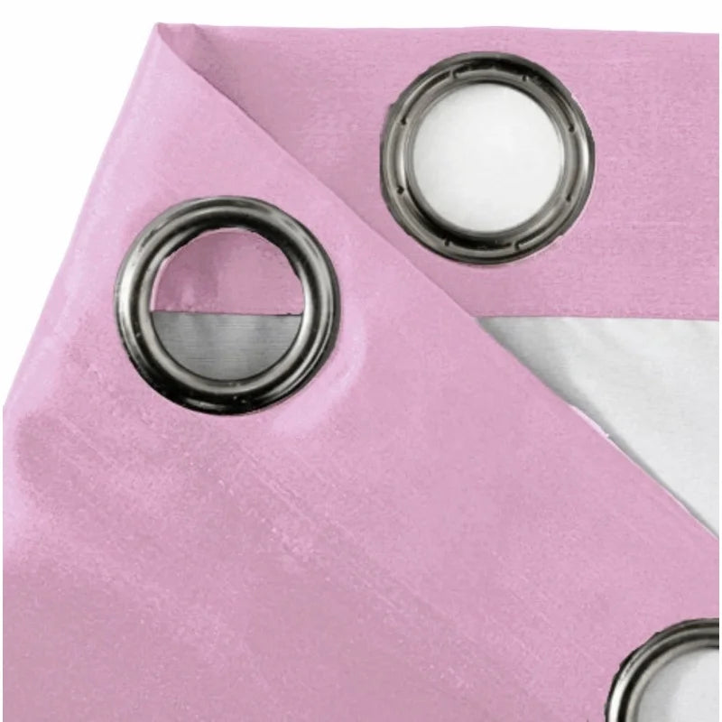 Blackout Window Curtain Drapes Set of 2 - Light Pink, 35 x 84 Inches