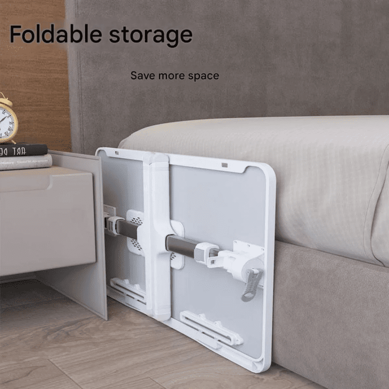 Adjustable Laptop Bed Desk with Foldable Tray Portable Work Table for Bed Couch