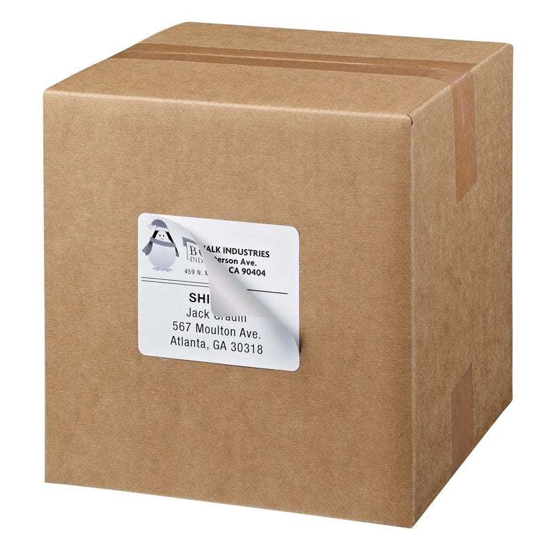 Avery Shipping Labels 3-1/3 x 4 Inches White Laser Labels - TrueBlock 600 Pack