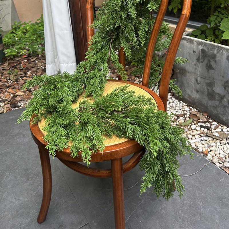 Artificial Pine Garland for Holiday Decor, 70.9 Inch Greenery Swag for Christmas and Winter Seasonal Decorations