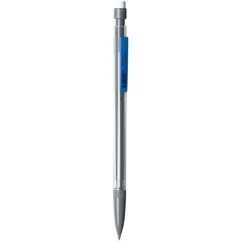 Mechanical Pencil 0.5mm Fine Point - Clear Barrel, Pack of 5