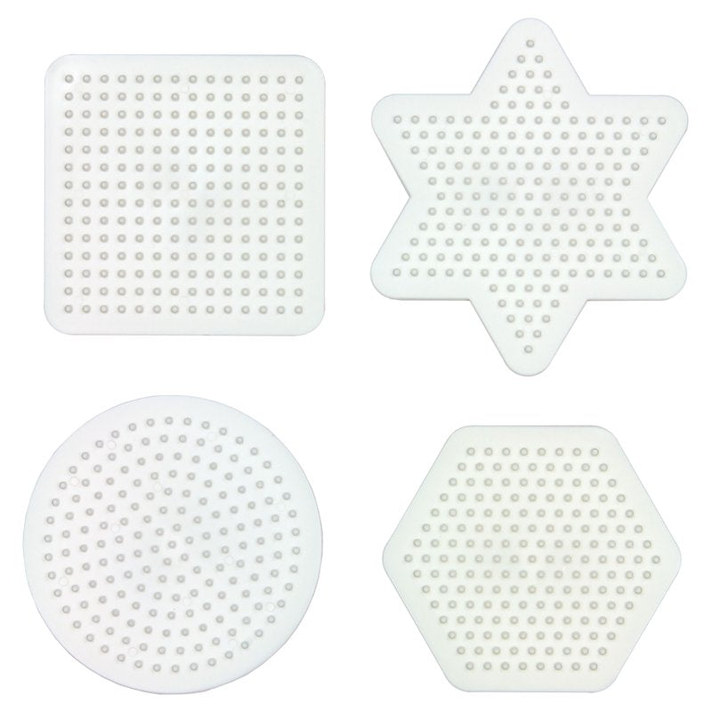 Glow-in-the-Dark Bead Bucket Kit for Arts & Crafts - 5000 Colored Beads & Pegboards