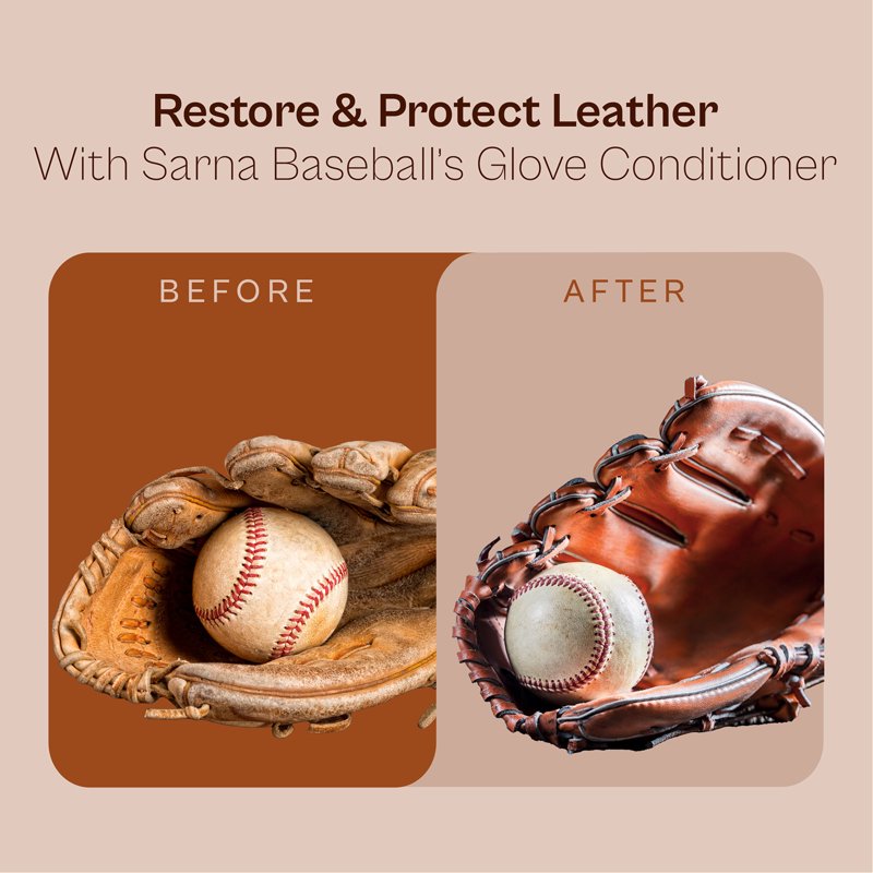 Baseball Glove Leather Conditioner - 8 oz. Protect & Revitalize Leather Gear