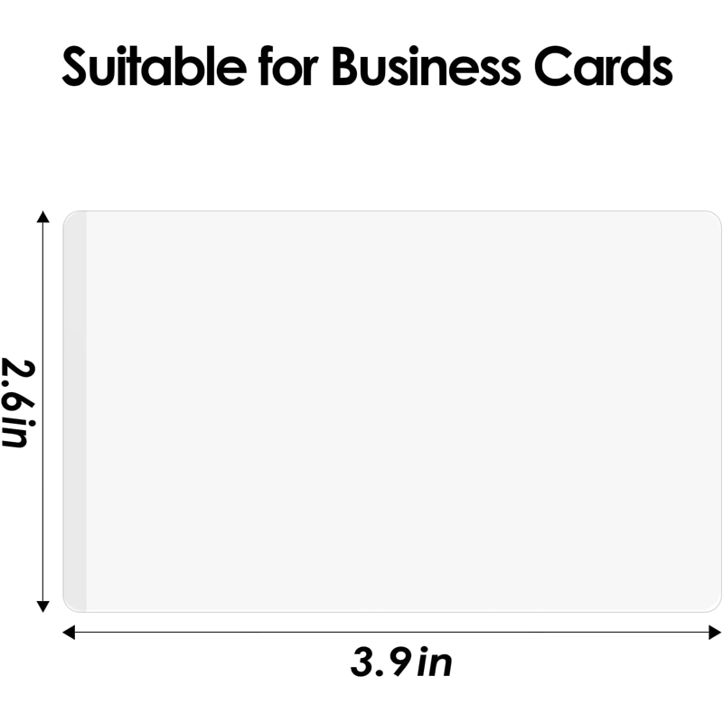 Self-Adhesive Laminating Sheets for Business Cards 10 Mil Waterproof 30 Pack