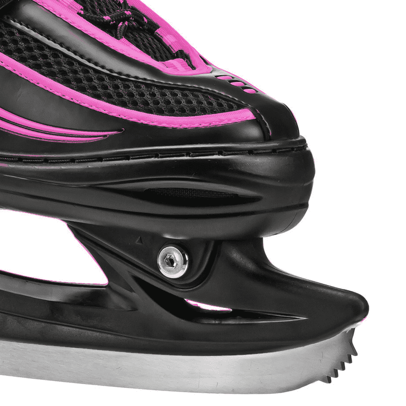 Girls Adjustable Ice Skates - Soft Warm Lined Recreational Skates