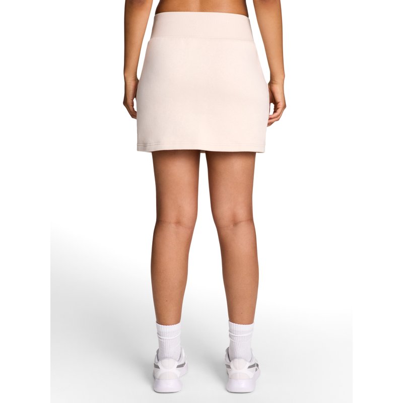 Reebok Women's Fleece Skirt - Activewear with Pockets & Side Slits