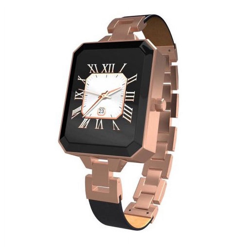 Rose Gold Smart Watch for Women - Fitness & Call Notifications