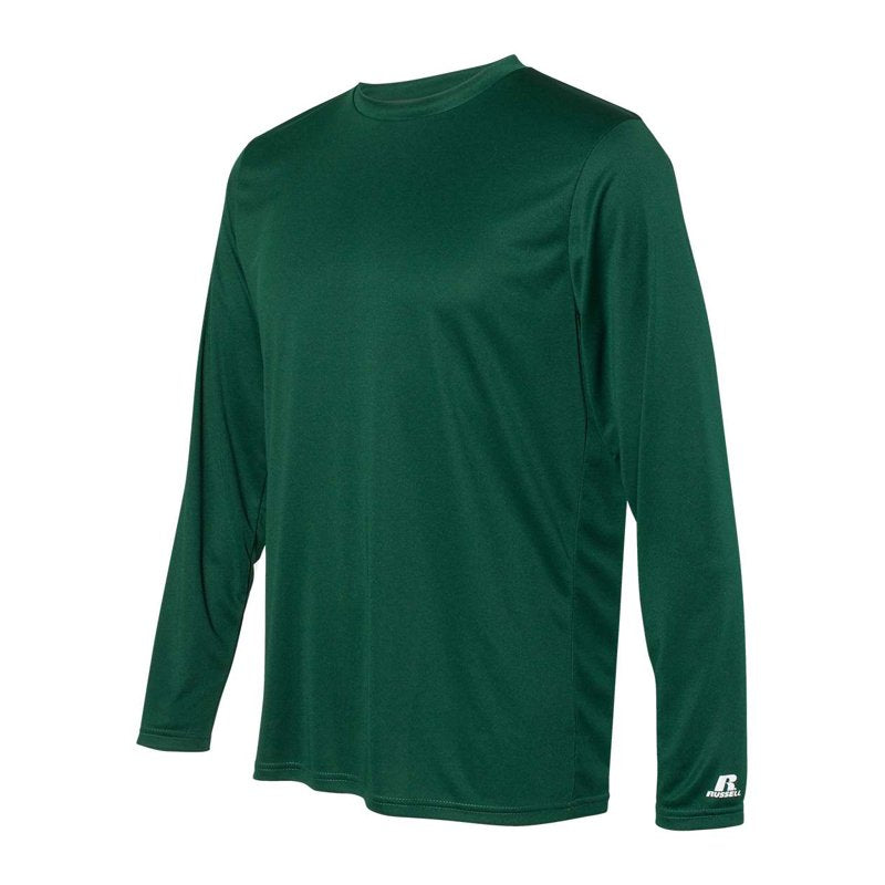 Purple Russell Athletic Long Sleeve Core Performance Tee — Size S