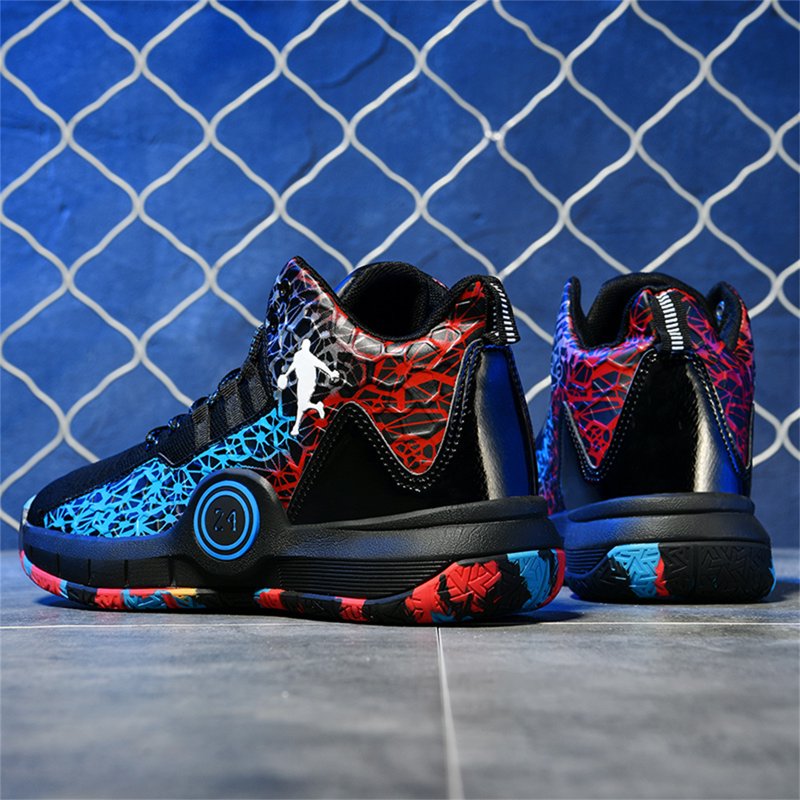 Kids Basketball Shoes High Top Sneakers Non-Slip Breathable Comfortable for Boys Girls