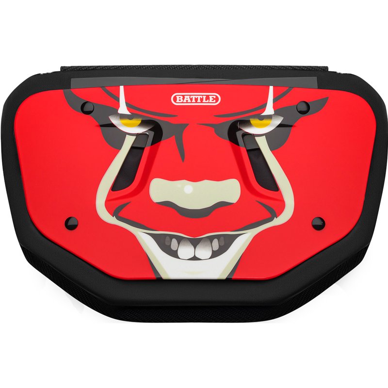 Youth & Adult Football Back Plate with Curved Design & High-Impact Foam