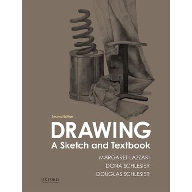 Drawing Textbook and Sketchbook for Art Students - Spiral Bound