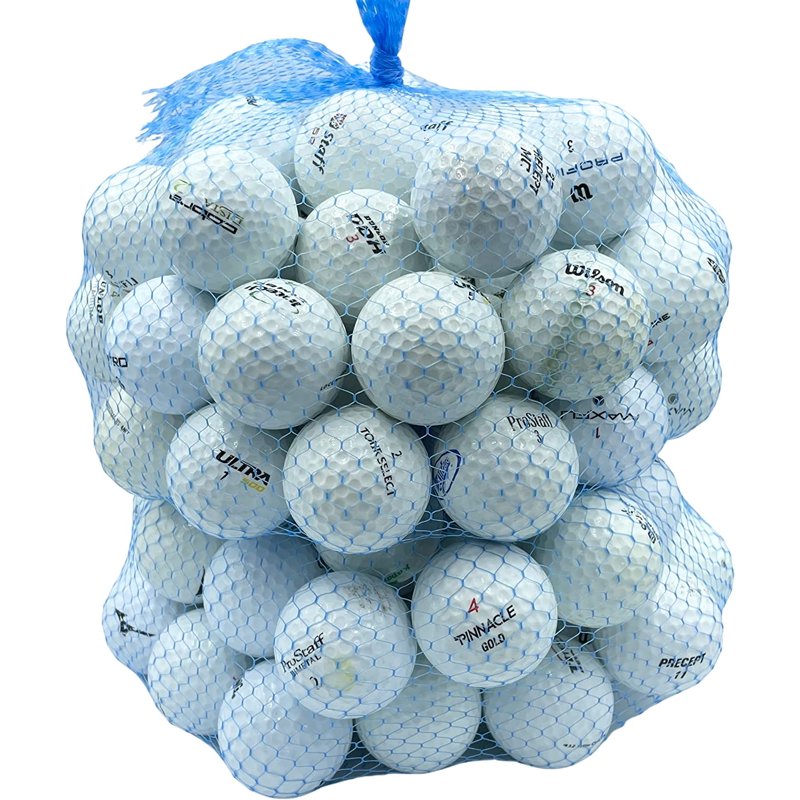 Golf Ball Planet 100 Assorted Recycled Golf Balls 4A/3A Condition - Variation: 100