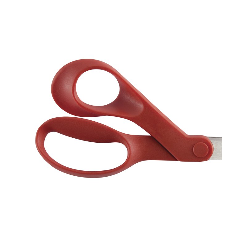 Left-Handed Fabric Scissors 8 Inch - Red Craft & Sewing Scissors