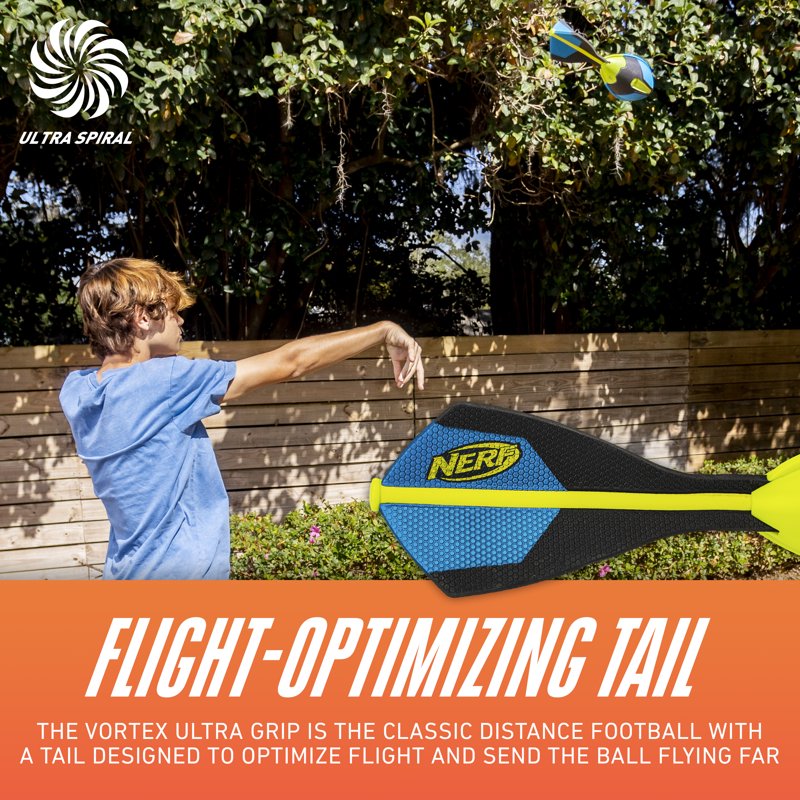 Kids Foam Football - Multicolor, Ultimate Grip for Long Passes