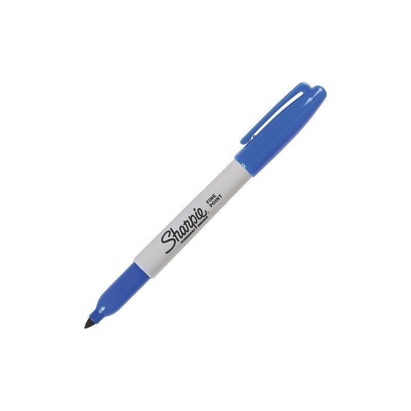 Sharpie Fine Point Permanent Marker - Blue, Quick-Dry, Smudge-Resistant