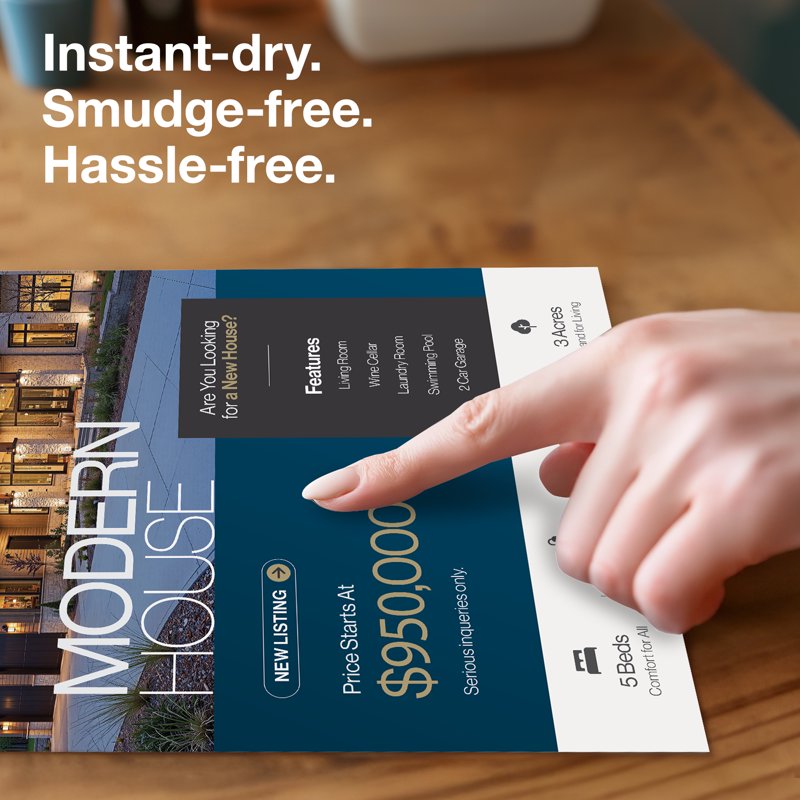 Epson Matte Brochure & Flyer Paper 8.5x11 Inches, 150 Sheets - Double-Sided Heavyweight Print Paper