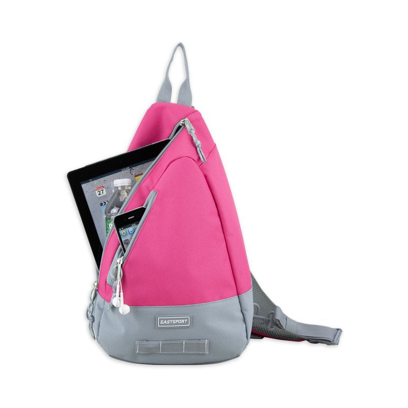 Ergonomic Sling Backpack with Multiple Compartments and Adjustable Strap