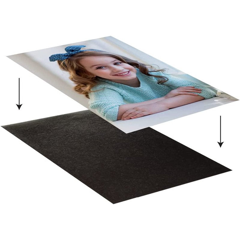 Self-Adhesive Photo Magnets Pack of 100 - Durable 4x6 Inch Magnets for Photos