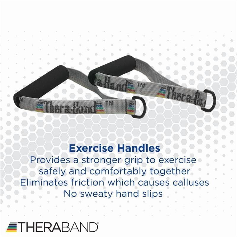 Resistance Band Handles for Exercise & Rehabilitation - Pair