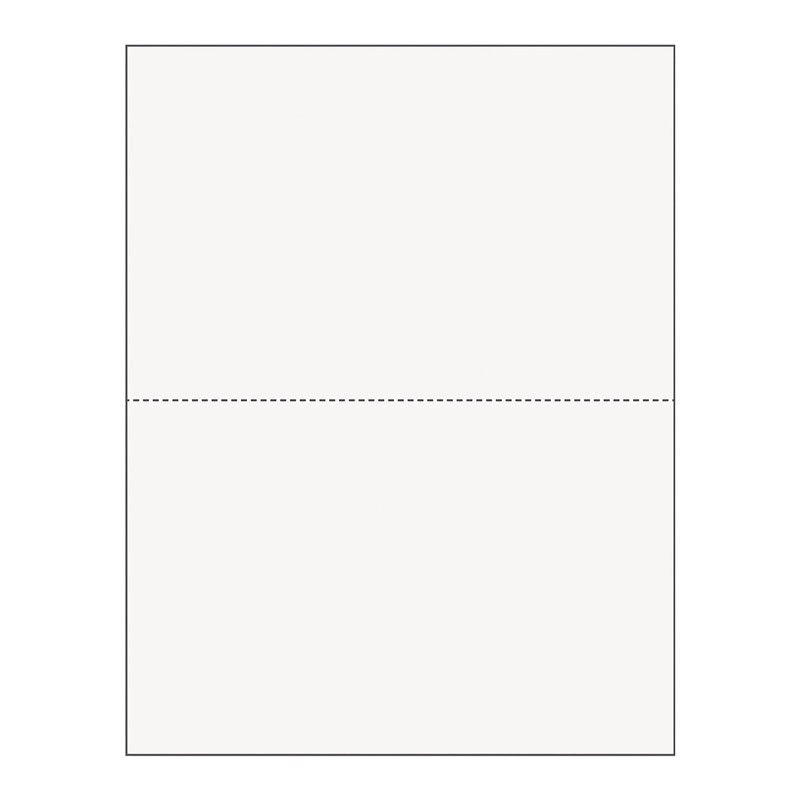 Perforated Copy & Multipurpose Office Paper 8.5 x 11, 20 lb, White, 1 Ream