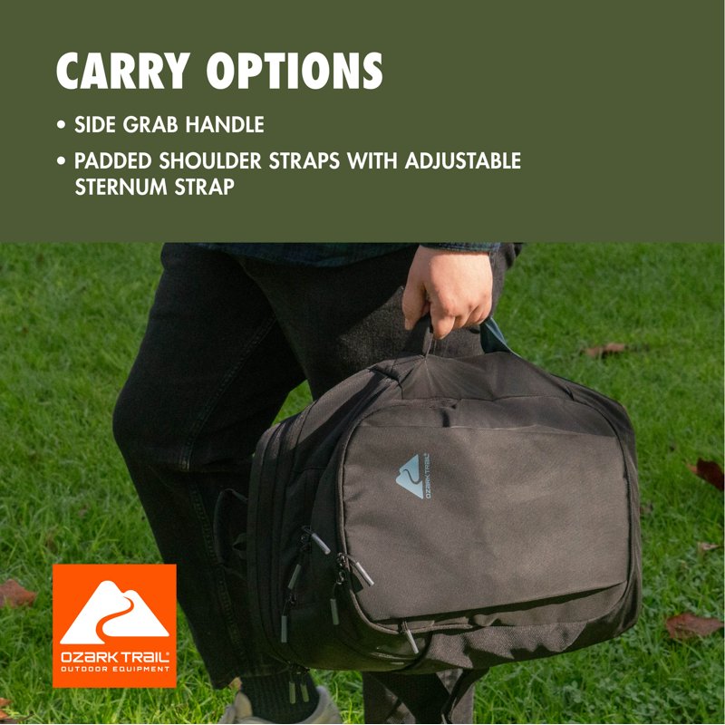 Travel Daypack Backpack 34L with Laptop Sleeve and Security Pocket