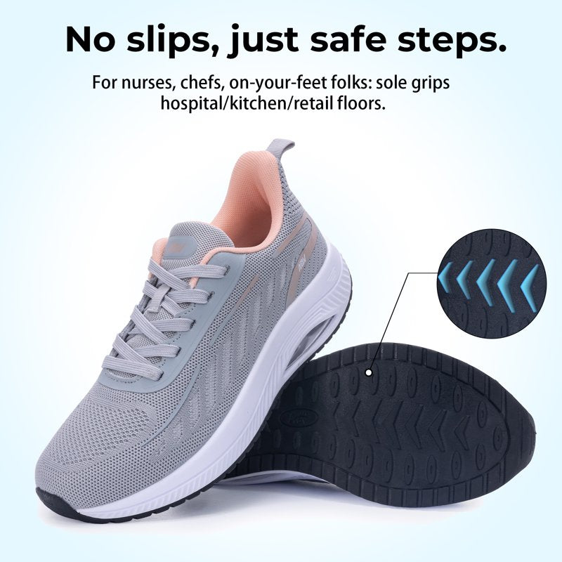 Women's Orthopedic Walking Shoes with Arch Support - Breathable Non-Slip Sneakers