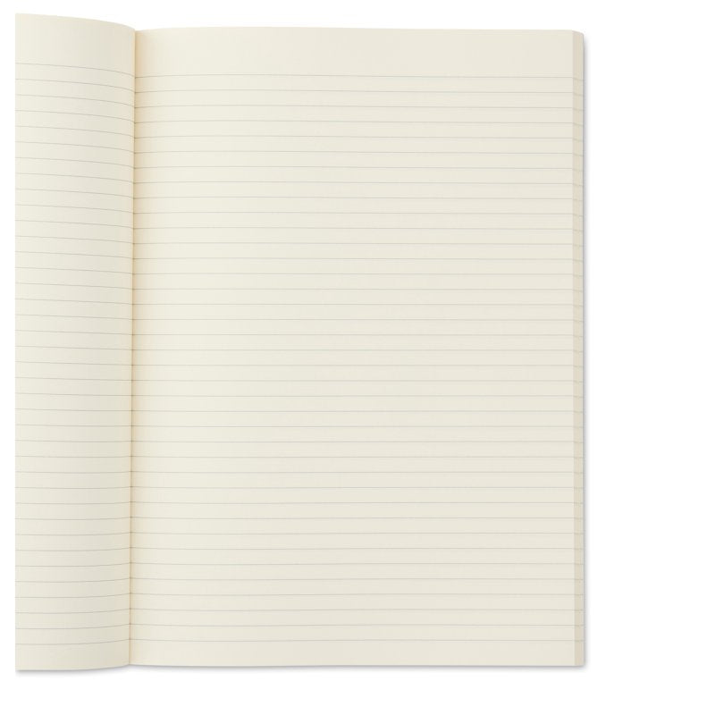 Poly Notebook - Blue, 7 x 9.87 Inch, 80 College-Ruled Pages, Durable Cover