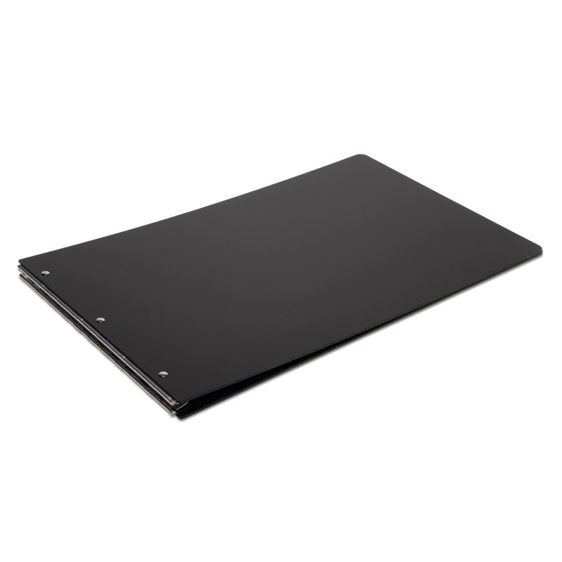 11x17 Acrylic Screw Post Binder with Fixed Posts - Black