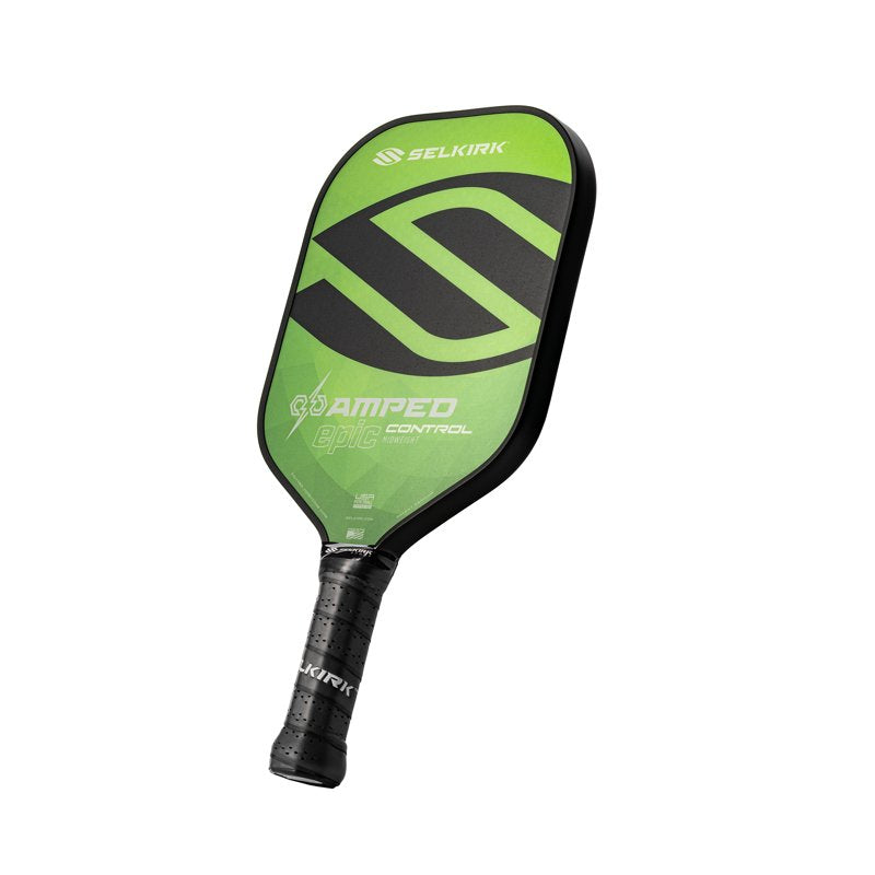 Selkirk Amped Control Pickleball Paddle - Green, Midweight, USAPA Approved