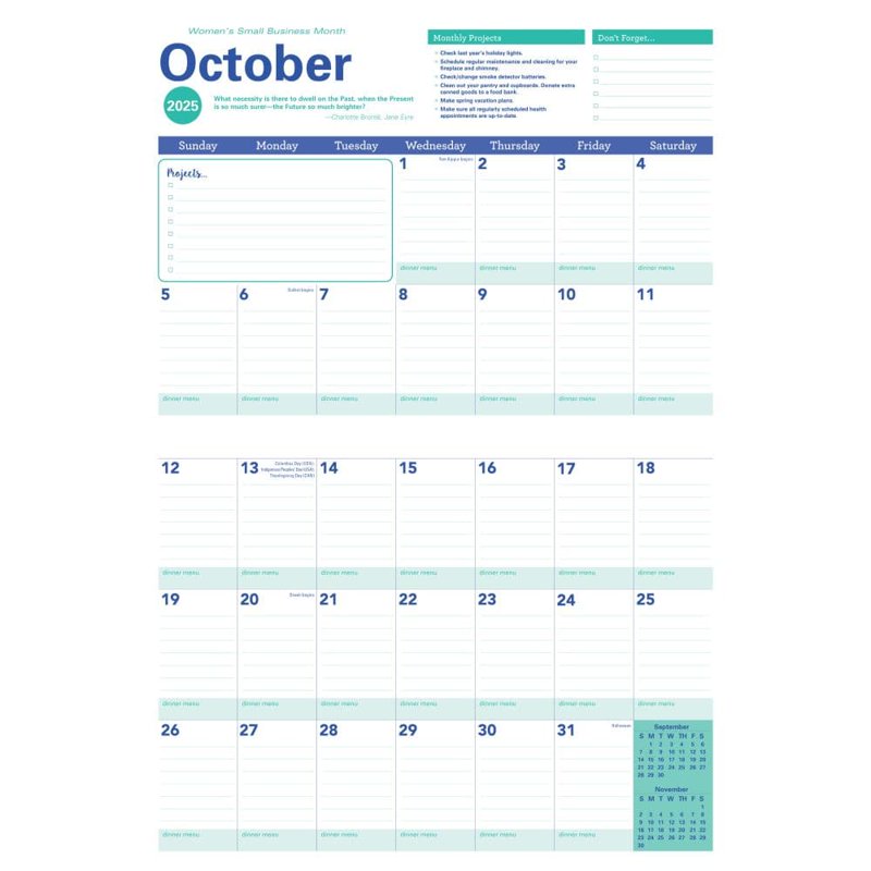 2026 Family Wall Calendar with Big Grid Layout, 17-Month Organizer, August 2025 - December 2026