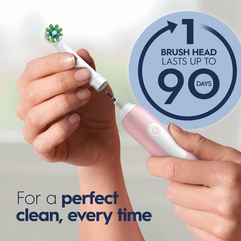 Rechargeable Electric Toothbrush for Adults and Kids - Pink