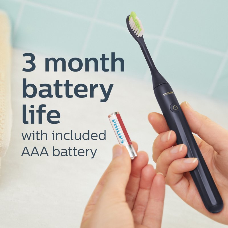 Portable Electric Toothbrush with Travel Case and Battery - Multiple Colors