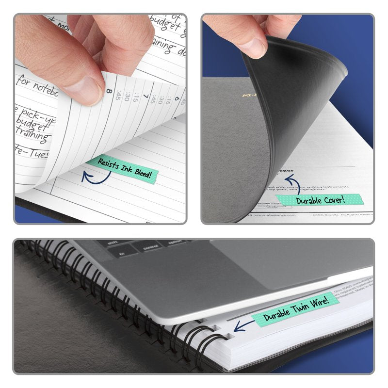 Academic 2026-2027 Weekly Planner Large 8.25 x 11 Black Organize Your Year