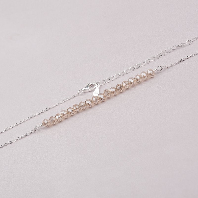 Sterling Silver Beads Necklace for 18th Birthday Gift for Girls - 18 Beads Jewelry