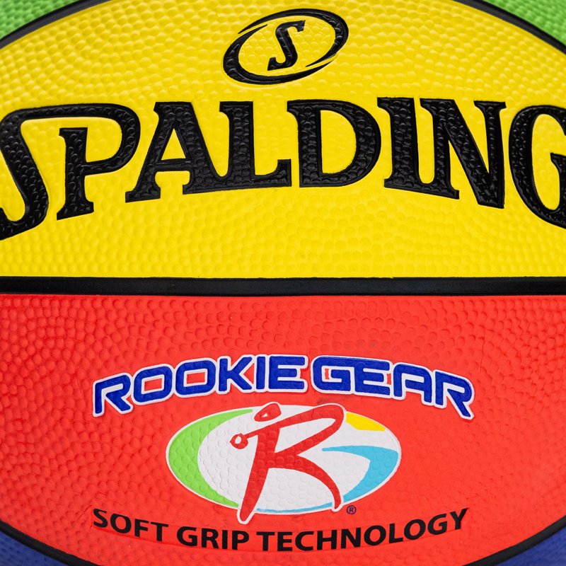 Youth Indoor Outdoor Basketball 27.5 Inch Soft Grip Multi Color Kids Sport Equipment