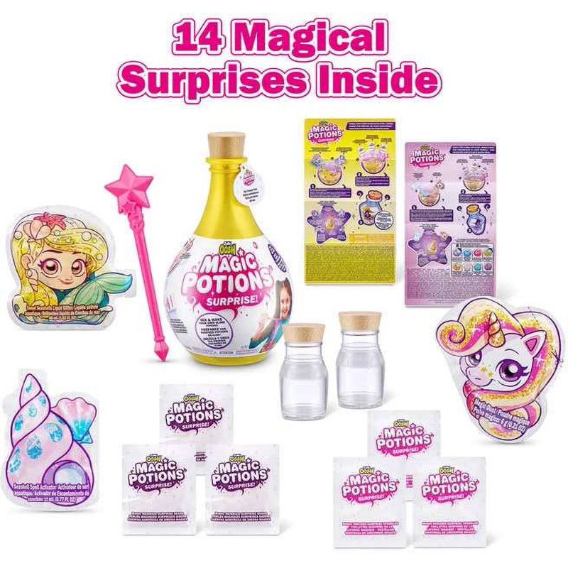 Kids Slime Surprise Set with Magic Potions, Glitter & Accessories - Ages 3+