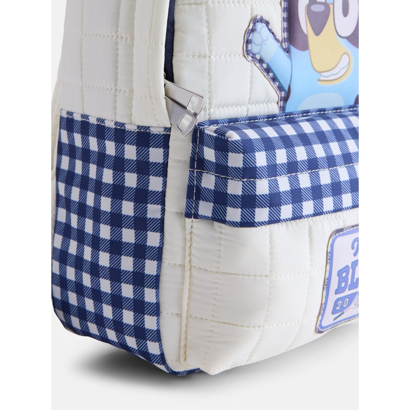 Bluey Girls 10-Inch Mini Quilted Backpack - Kids School & Travel Bag