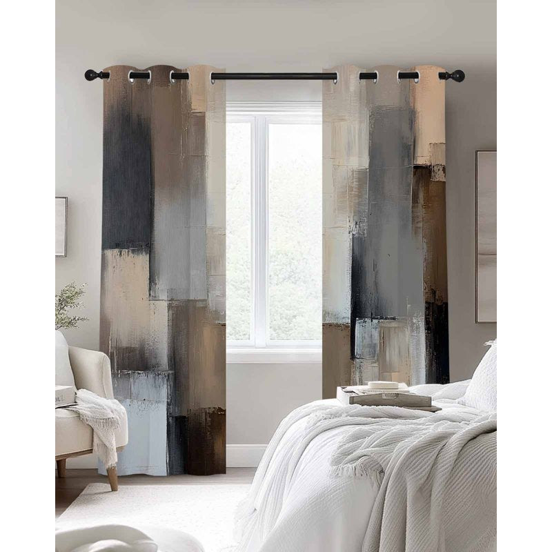 Blackout Curtain Panels with Thermal Insulation - Room Darkening Window Drapes