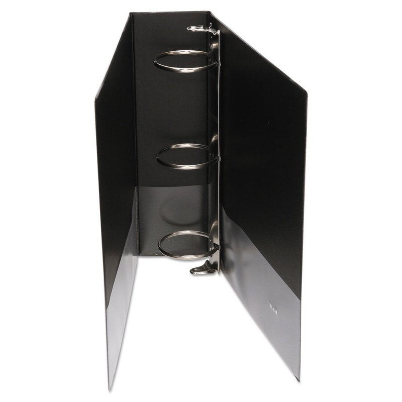 3-Ring View Binder 11x8.5 Inch Capacity Black - Light Use Office Organization